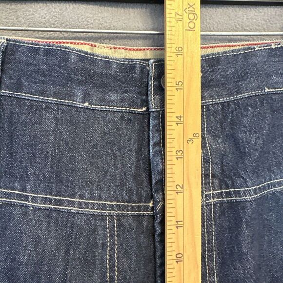 VTG Marithe Francois Girbaud Jeans Baggy Hip Hop Skater Men 42x31 Dark Wash 90s - Picture 7 of 15